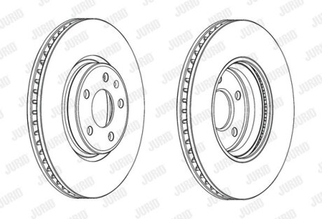 - Гальмівний диск Jurid 562615JC-1