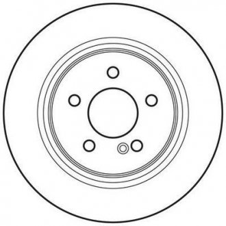 Гальмівний диск задній Mercedes C-Class, E-Class Jurid 562620JC