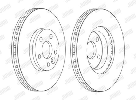 - Гальмівний диск Jurid 562628JC-1