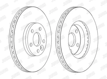 JURID - Гальмівний диск Jurid 562628JC-1