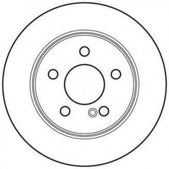 Гальмівний диск задній Mercedes C-Class Jurid 562664JC