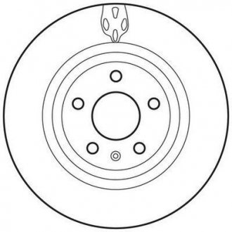 Гальмівний диск задній Audi TT, TT Roadster (2007->) Jurid 562706JC (фото 1)