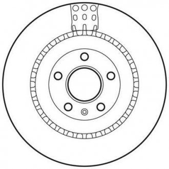 Гальмівний диск задній Audi A4, A5, A6, A7, A8, Q5, Q7 / VW Touareg / Porsche Macan Jurid 562735JC