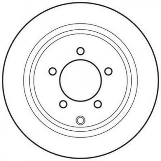 Гальмівний диск задній Jeep Compas, Patriot / Dodge Caliber / Chrysler 200, Sebring Jurid 562756JC