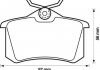 Гальмівні колодки задні VW Polo, Passat, Jetta, Golf / Audi A4/ Peugeot / Renault / Citroen Jurid 571361J (фото 1)