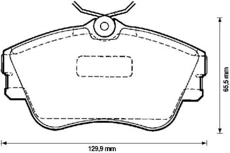 JURID - Гальмівні колодки до дисків Jurid 571847J