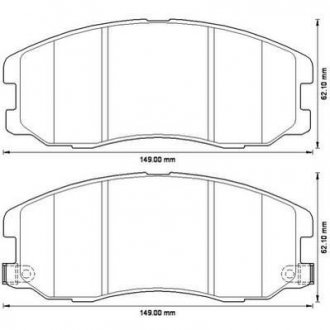 Гальмівні колодки передні Chevrolet Captiva / Opel Antara Jurid 572570J