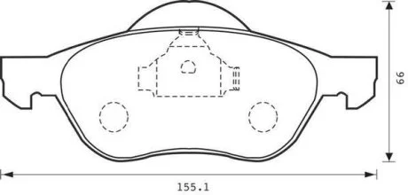 JURID - Гальмівні колодки до дисків Jurid 573016J