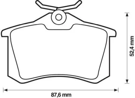 JURID - Гальмівні колодки до дисків Jurid 573032J