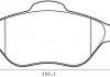 Гальмівні колодки передні Ford Fiesta, Fusion, KA, Puma / Mazda 121, 2 Jurid 573041J (фото 1)