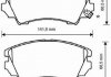 Гальмівні колодки передні Opel Astra J, Insignia A / Chevrolet Malibu, Camaro Jurid 573270J (фото 1)