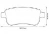 Гальмівні колодки задні Renault Captur, Clio, Fluence, Megane, Scenic Jurid 573286J (фото 1)