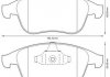 Гальмівні колодки передні Renault Scenic, Megane, Laguna, Fluence Jurid 573316J (фото 1)