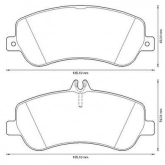 Гальмівні колодки передні Mercedes GLK (X204) (2008->) Jurid 573321J