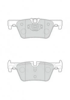 Гальмівні колодки задні BMW 1-Series, 2-Series, 3-Series, 4-Series Jurid 573401J