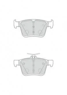Гальмівні колодки задні Audi A3, Q2, TT / Seat Leon, Ateca / VW Golf VII Jurid 573409J