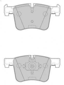 Гальмівні колодки передні BMW 1-Series, 2-Series, 3-Series, 4-Series, X3, X4 Jurid 573432J