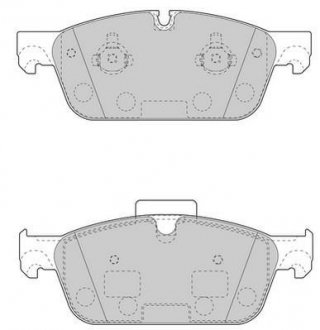 Гальмівні колодки передні Mercedes Gl, GLE, M-Class Jurid 573448J