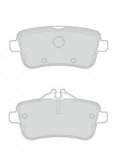 Гальмівні колодки задні AMG Mercedes A-Class (W176) CLA (X117) GL (X166) GLA (X156) GLE GLS M-Class Jurid 573465J