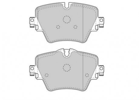 Гальмівні колодки передні BMW 1-Series, 2-Series, 5-Series, X1, X2, X3, X4, Z4 / Mini / Toyota Supra Jurid 573612J (фото 1)