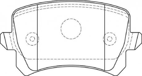 Гальмівні колодки задні Jurid 573668J