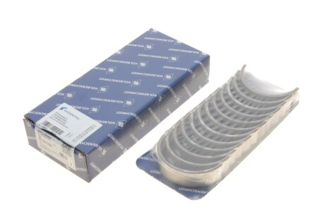 Фото 1 - вкладиші колінвалу корінні, комплект, 3-й ремонт KOLBENSCHMIDT 87454630 Вкладиші колінвалу корінні, комплект, 3-й ремонт KOLBENSCHMIDT 87454630 (фото 1)