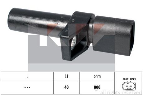 Датчик р/вала, к/вала (аналог EPS 1.953.578/Facet 9.0578) KW 453 578