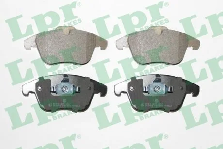 Комплект гальмівних колодок з 4 шт. дисків LPR 05P1255