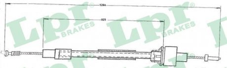 Трос зчеплення LPR C0091C