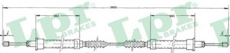 Трос ручного гальма LPR C0523B (фото 1)