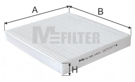 Фільтр салона M-FILTER K974