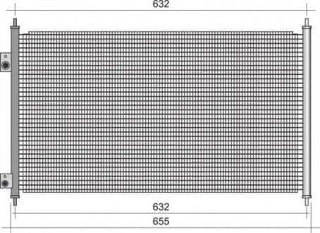 Радіатор кондиціонера MAGNETI MARELLI 350203386000 (фото 1)