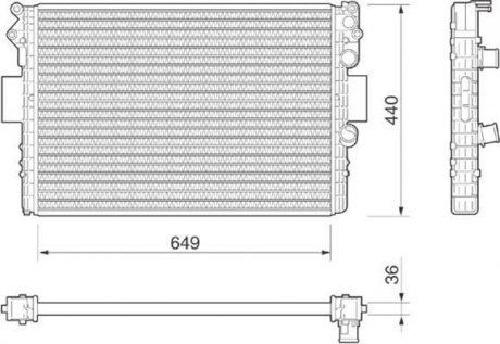 Радиатор MAGNETI MARELLI 350213184000