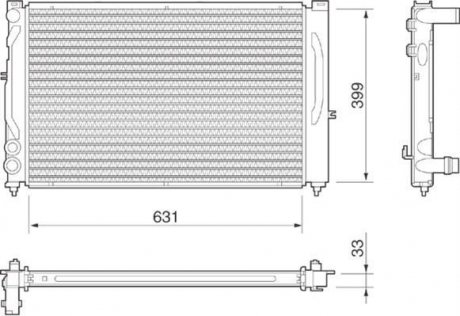 Радиатор MAGNETI MARELLI 350213811000