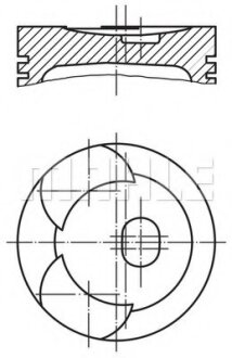 Поршень MAHLE / KNECHT 0024800