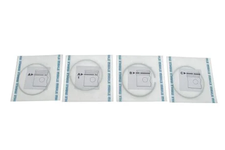 Комплект кілець поршневих з 3 шт. MAHLE / KNECHT 004 06 N0