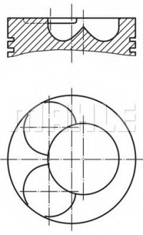 Поршень MAHLE / KNECHT 0280602 (фото 1)