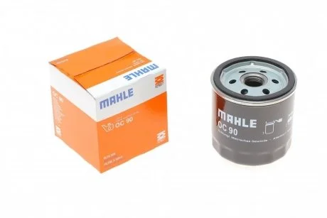 Фільтр оливний Opel 85- (benzin) (h=80mm) MAHLE / KNECHT OC90