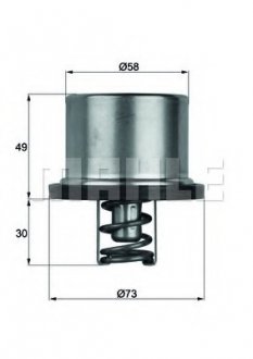 Термостат MAHLE / KNECHT THD 1 65 (фото 1)