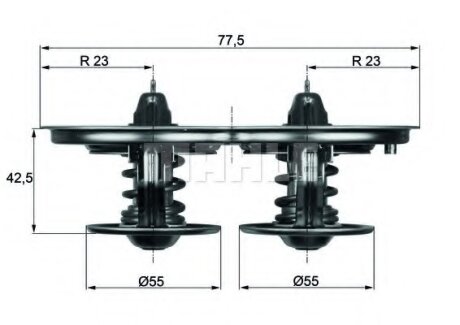 Mahle - Термостат MAHLE / KNECHT TX 32 D