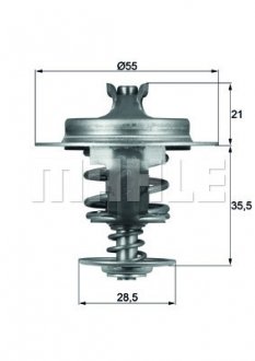 Термостат MAHLE MAHLE / KNECHT TX 67 83D