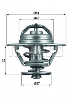 Термостат MAHLE MAHLE / KNECHT TX 93 79D