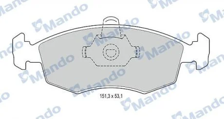 Гальмівні колодки до дисків MANDO MBF015166