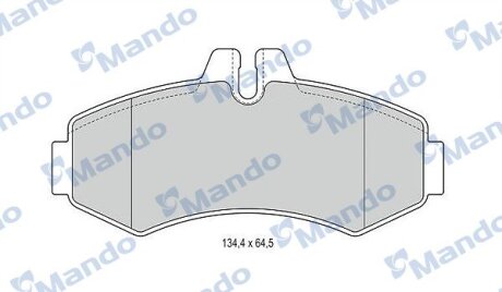 Гальмівні колодки до дисків MANDO MBF015660