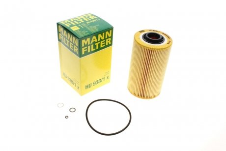 Фильтр масляный FILTER + MANN HU9381X (фото 1)