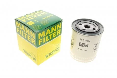 Фільтр мастил MANN W 930/20
