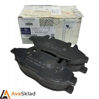 Колодки гальмівні передні MERCEDES-BENZ A0064204320