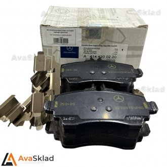 Mercedes колодки передние MERCEDES-BENZ A4144200220