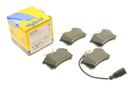 Комплект гальмівних колодок (дискових) METELLI Metelli 22-0100-3