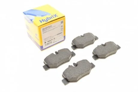 Комплект гальмівних колодок (дискових) METELLI Metelli 22-0576-0